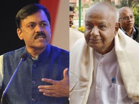 అటు జీవియల్.. ఇటు ఐవైఆర్..! మద్యలో దేవేగౌడ..! రసపట్టు రాజకీయం అంటే ఇదే రాజా..!!