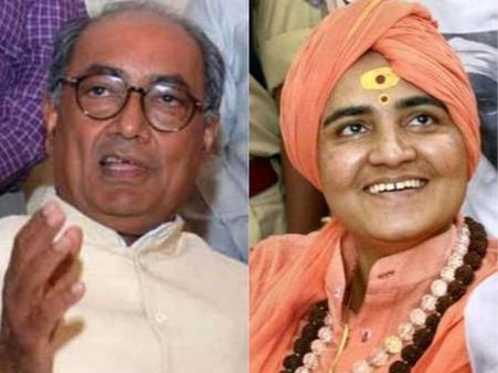 డిగ్గీ రాజాపై పోటీకి సన్యాసిని సై: బీజేపీలో చేరిక: సీటు ఖరారు