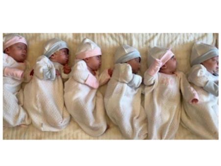 ఆ దేశంలోనే మొదటిసారీ ...ఒకే కాన్పులో ఆరుగురు పిల్లలు... ! నలుగురు ఆడ, ఇద్దరు మగ