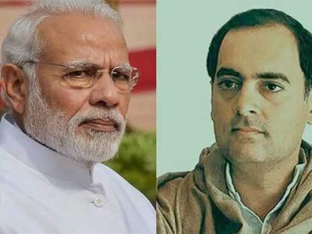 రాజీవ్ గాంధీ కరెప్షన్ నంబర్ 1 అన్న మోడీ ...తప్పు పట్టిన బీజేపీ సీనియర్ నేత