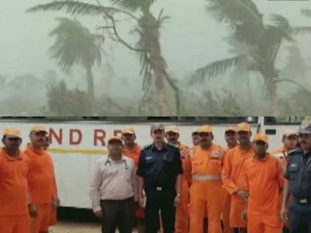 పొడుగుపాడుపై తొలి పంజా: వణుకుతున్న శ్రీకాకుళం తీరం: ఇచ్ఛాపురంలో దిగిన ఎన్డీఆర్ఎఫ్