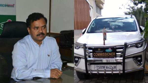 ట్రాఫిక్ రూల్సు సామాన్యులకేనా..అధికారులకు వర్తించవా..?జీహెచ్‌ఎంసీ కమీషనర్ వాహానంపై పెండింగ్ చాలన్లు