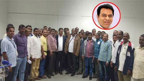 గల్ఫ్‌లో మగ్గిన కార్మికులకు విముక్తి : స్వదేశం చేరిన తెలంగాణ వాసులు