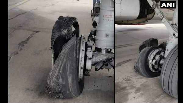 వీడియో: స్పైస్‌జెట్ దుబాయ్ ఫ్లైట్‌: ల్యాండ్ అవ్వ‌గానే పేలిన టైరు!