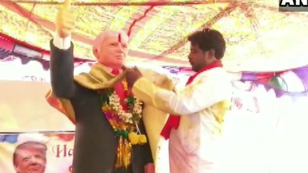 ఇంట్రెస్టింగ్: తెలంగాణలో ట్రంప్‌ విగ్రహం ...ప్రత్యేక పూజలందుకున్న అమెరికా అధ్యక్షుడు