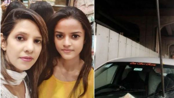 ఫ్యాషన్ డిజైనర్‌కు తప్పిన ప్రమాదం: కారు ముందు అద్దంలోకి దూసుకొచ్చిన ఇనుప రాడ్డు