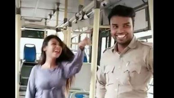 బస్సులో డ్యాన్స్ బేబీ డ్యాన్స్.. డ్రైవర్, కండక్టర్‌ ఎంజాయ్.. చివరకు..!