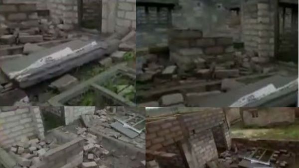 డబుల్ బెడ్రూమ్ ఇళ్లా మజాకా.. కట్టనే లేదు.. కూలిపోతున్నాయి.!