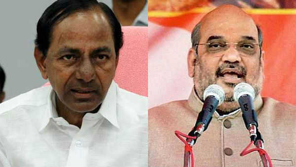 కేసీఆర్ కు చెక్ పెట్టే వ్యూహంలో అమిత్ షా .. ఎలా స్కెచ్ వేశారో తెలుసా !