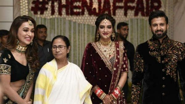 నూతన ఎంపీ నుస్రత్ జహాన్ గ్రాండ్ రిసెప్షన్.. హజరైన మమతా...