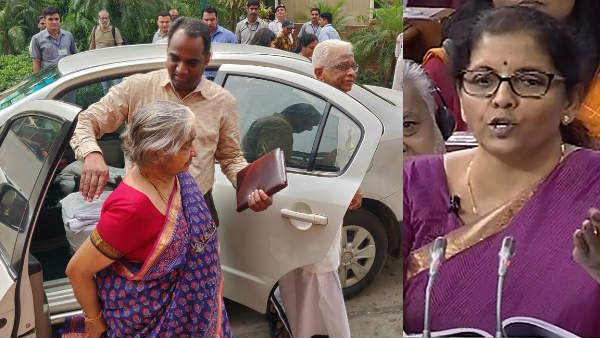 కూతురు బడ్జెట్ ప్రసంగాన్ని వినేందుకు వచ్చిన తల్లిదండ్రులు...