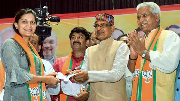 బీజేపీలో చేరిన సప్న చౌదరీ..