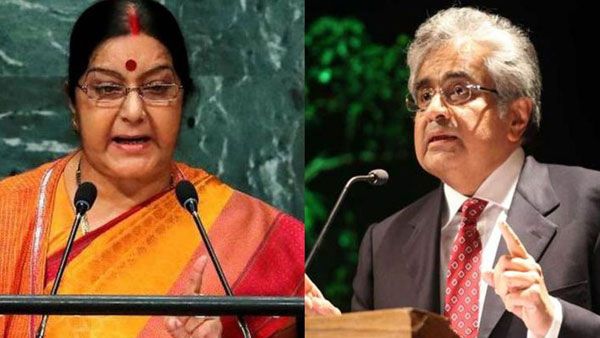 ఒక్క రూపాయి ఫీజు ఇవ్వాల్సి ఉంది: ప్రముఖ లాయర్ సాల్వేతో సుష్మా చివరిమాటలు