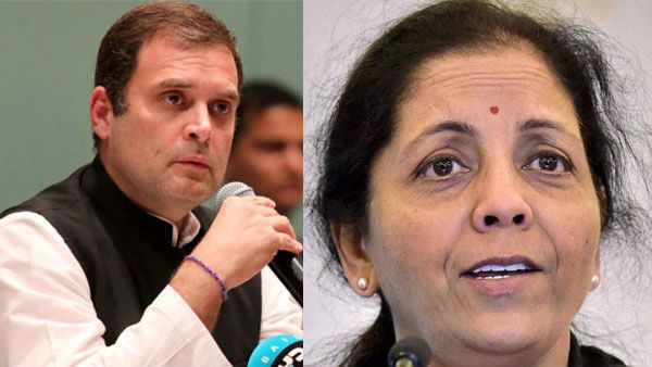 ఆమె మంత్రిగా సమర్థురాలు కారు... ఆర్థిక వ్యవస్థ పతనం దిశగా వెళుతోంది: రాహుల్ గాంధీ