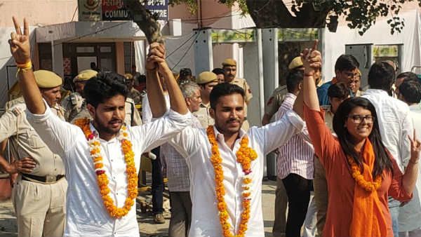 ఢిల్లీ విద్యార్థి సంఘం ఎన్నికలు: విద్యార్థి ఎన్నికల్లో స్వీప్ చేసిన ఏబీవీపీ