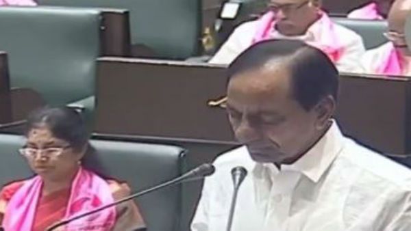 కేసీఆర్ బడ్జెట్ ప్రసంగం .. కేంద్రానికి గత ఐదేళ్ళలో చెల్లించిన పన్ను ఎంతంటే !!