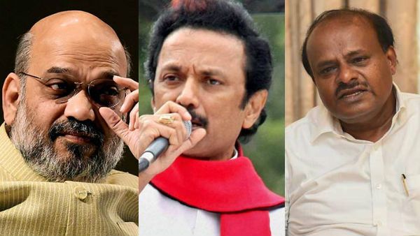 అగ్గిరాజేసిన అమిత్ షా ఒకే భాష కామెంట్స్.. ఒంటికాలిపై లేచిన స్టాలిన్, కుమారస్వామి