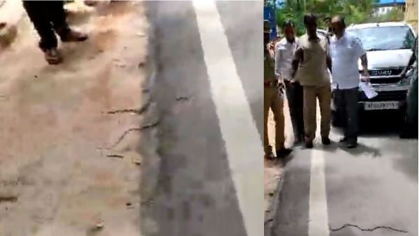 వామ్మో.. పాము... ఏపీ మంత్రికి తృటిలో తప్పిన ప్రమాదం...