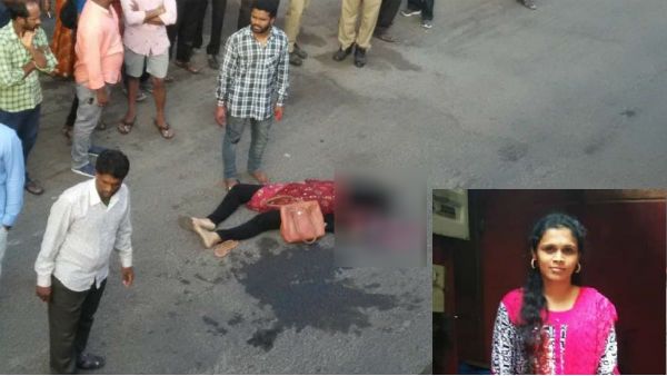 వెంబడించిన మృత్యువు.. వాహనం నుంచి కిందపడగానే.. వెళ్లిన బస్సు వెనకటైరు.. మృతి..