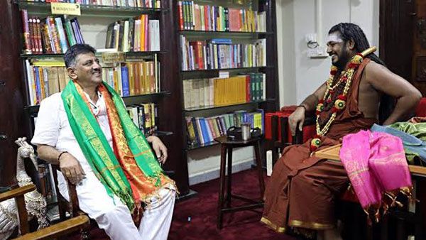 నిత్యానందతో డీకే శివకుమార్ భేటీ ఫొటో: క్లారిటీ ఇస్తోన్న ట్రబుల్ షూటర్..!