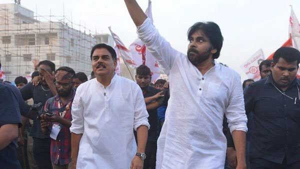 పవన్ కళ్యాన్ లాంగ్ మార్చ్ ప్రారంభం: టీడీపీ నుండి హాజరైన అచ్చెన్నాయుడు: గంటా ఎక్కడ..!