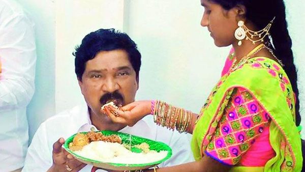 అమ్మాయితో గోరుముద్దలా..! అంత గోరోజనం ఎందుకు రాజయ్యా..?