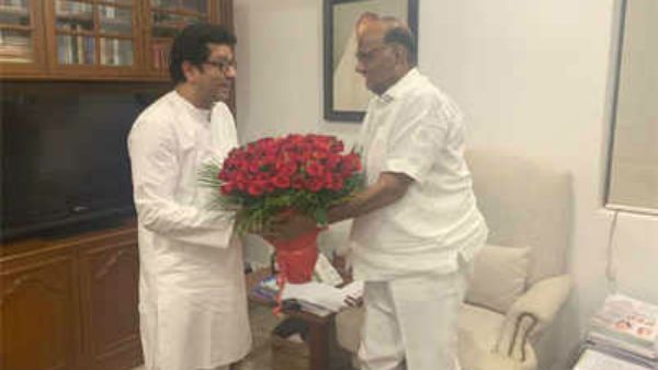 మరో కీలక పరిణామం: శరద్ పవార్‌ను కలిసిన రాజ్‌థాక్రే