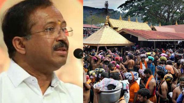 శబరిమల భక్తులు అర్బన్ నక్సల్స్ : కేంద్రమంత్రి మురళీధరన్ వివాదాస్పద వ్యాఖ్యలు