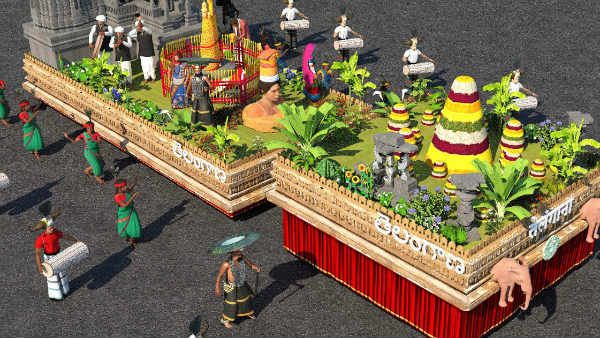 మేడారం, వేయిస్తంభాల గుడి, బతుకమ్మలతో శకటం, రిపబ్లిక్ డేకు తెలంగాణ శకటం, రెండోసారి...