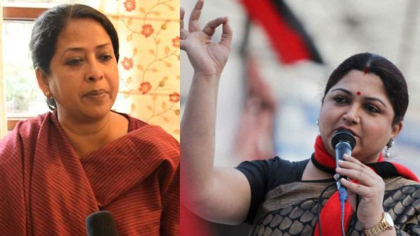 ఓటమిని తట్టుకోలేక సొంత పార్టీపైనే... ఖుష్బూ, శర్మిష్ట కామెంట్లు వైరల్..