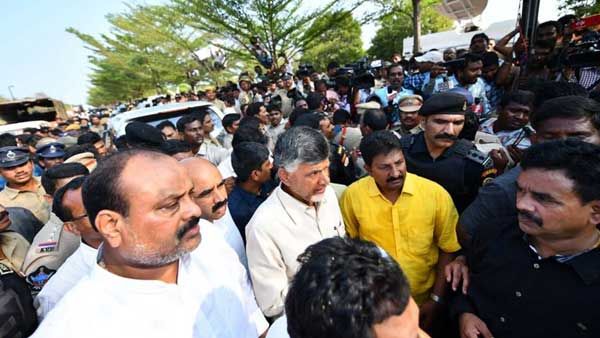 చంద్రబాబు కాన్వాయ్ పై దాడి ఘటన: 47 మందిపై కేసులు..పలువురు అరెస్ట్