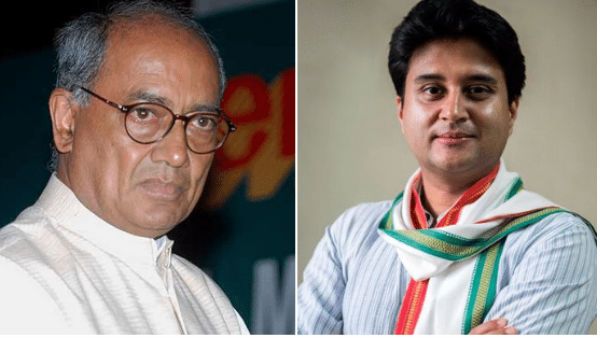 సింధియాకు స్వైన్ ప్లూ, అందుకే టచ్‌లోకి రావడం లేదు, దిగ్గీరాజా హాట్ కామెంట్స్