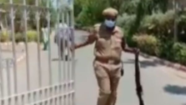 అలర్ట్.. అలర్ట్... కర్నూలు పోలీసు కార్యాలయంలో కరోనా కలకలం, రసాయనాలతో క్లీనింగ్..