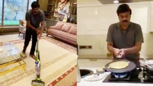 be the real man:ఎన్టీఆర్ ఛాలెంజ్ పూర్తిచేసిన చిరు, దోశ వేసి.. కేటీఆర్, రజనీకాంత్ నామినేట్..