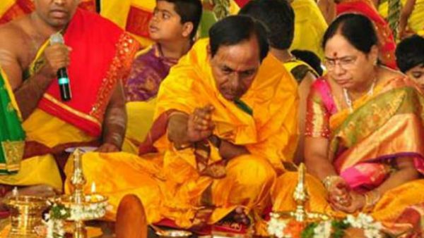 రెండు భారీ యాగాలకు కేసీఆర్ ప్లాన్.. సాయంత్రం చినజీయర్ వద్దకు..