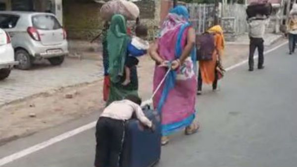 ఎంత కష్టం.. ఎంత కష్టం.. పంజాబ్ టూ యూపీ.. గుండెను మెలిపెట్టే దృశ్యం..