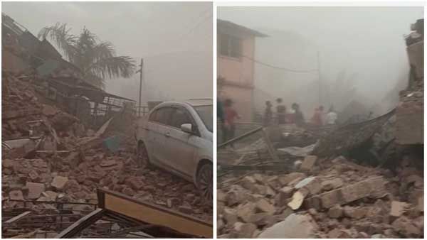 5 అంతస్తుల్లో 45 కుటుంబాలు - కుప్పకూలిన బిల్డింగ్ - శిథిలాల్లో 70 మందికిపైగా - సీఎం దిగ్భ్రాంతి