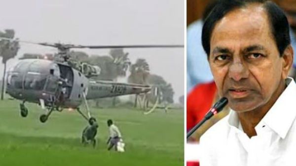 తెలంగాణలో భారీ వర్షాలు... రంగంలోకి రెండు హెలిక్యాప్టర్లు... అప్రమత్తంగా ఉండాలన్న కేసీఆర్...
