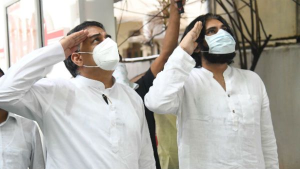 హైదరాబాద్ జనసేన కార్యాలయంలో స్వాతంత్ర వేడుకలు- పవన్ కళ్యాణ్‌ పతాకావిష్కరణ