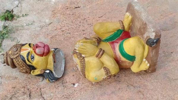 హిందూ ఆలయాలపై దాడులు: కర్నూలు జిల్లాలో హనుమాన్ విగ్రహ ధ్వంసం..చేస్తున్నదెవరు?