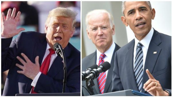 తను కాదంటే కచ్చితంగా కలిసొస్తది - ఒబామా ఎంట్రీపై ట్రంప్ హ్యాపీ - బైడెన్‌పై చిందులు