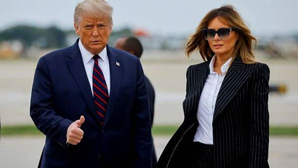 డొనాల్డ్‌ ట్రంప్‌ దంపతులకు కరోనా- అధ్యక్ష ఎన్నికలకు ముందు కీలక పరిణామం