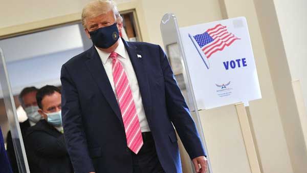 US Election 2020: ఫ్లోరిడాలో ముందస్తు ఓటు హక్కు వినియోగించుకున్న ట్రంప్