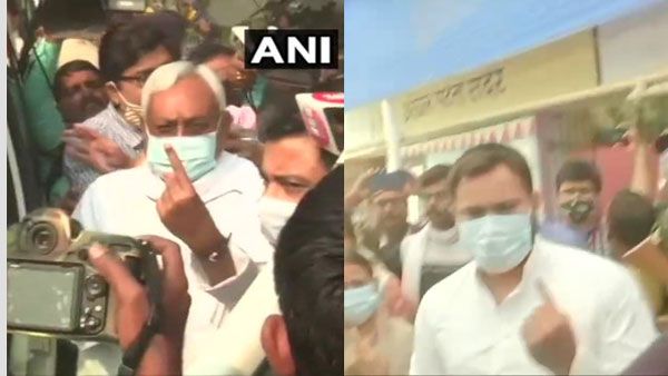 బీహార్‌ కొనసాగుతున్న రెండోదశ పోలింగ్‌- ఓటేసిన నితీశ్‌, తేజస్వీ- ఓటర్లు రావాలని పిలుపు...