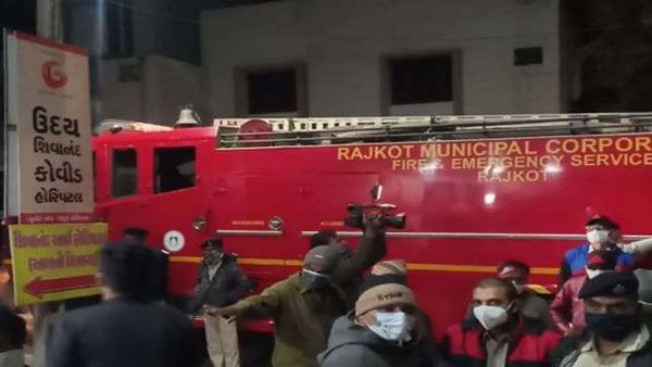 కోవిడ్ కేర్ ఆసుపత్రిలో ఘోర అగ్నిప్రమాదం: ఆరుమంది మృతి: విచారణకు ముఖ్యమంత్రి ఆదేశం