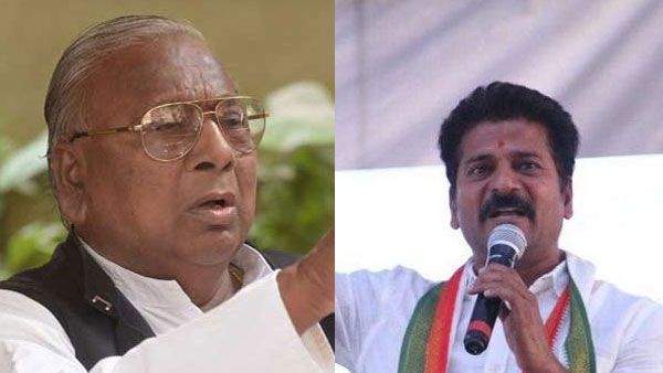 రేవంత్ వర్సెస్ వీహెచ్: రైతు పొలికేక వేదికగా మాటల యుద్ధం.. బీసీలకే పీసీసీ చీఫ్ పదవీ అనడంతో..