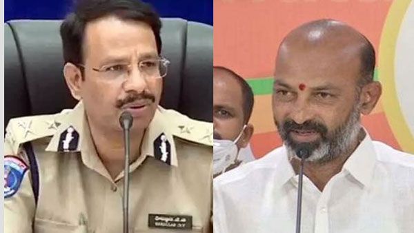 తెలంగాణ డీజీపీపై బండి సంజయ్ గరంగరం: ఎన్నికల కమిషన్‌పైనా: సజ్జనార్ సీరియస్