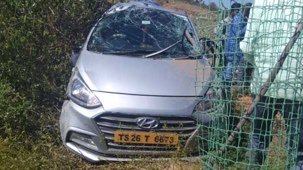 నారాయణపేటలో ఘోర రోడ్డు ప్రమాదం... కారు బోల్తా... నలుగురు అక్కడికక్కడే మృతి...