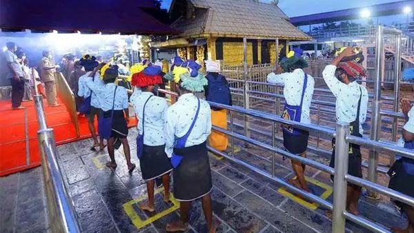 Sabarimala: శబరిమలలో మంచుపల్లకి, పులకించిపోతున్న భక్తులు, 25 % మందికి చాన్స్ మిస్, మళ్లీ చాన్స్!