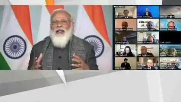 భారత్ నుంచి మరిన్ని వ్యాక్సిన్లు -WEF's Davos Dialogueలో ప్రధాని మోదీ